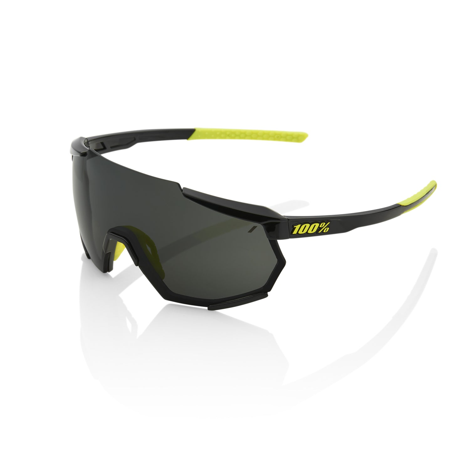 RACETRAP - glasses 100% GLOSS BLACK - SMOKE LENS